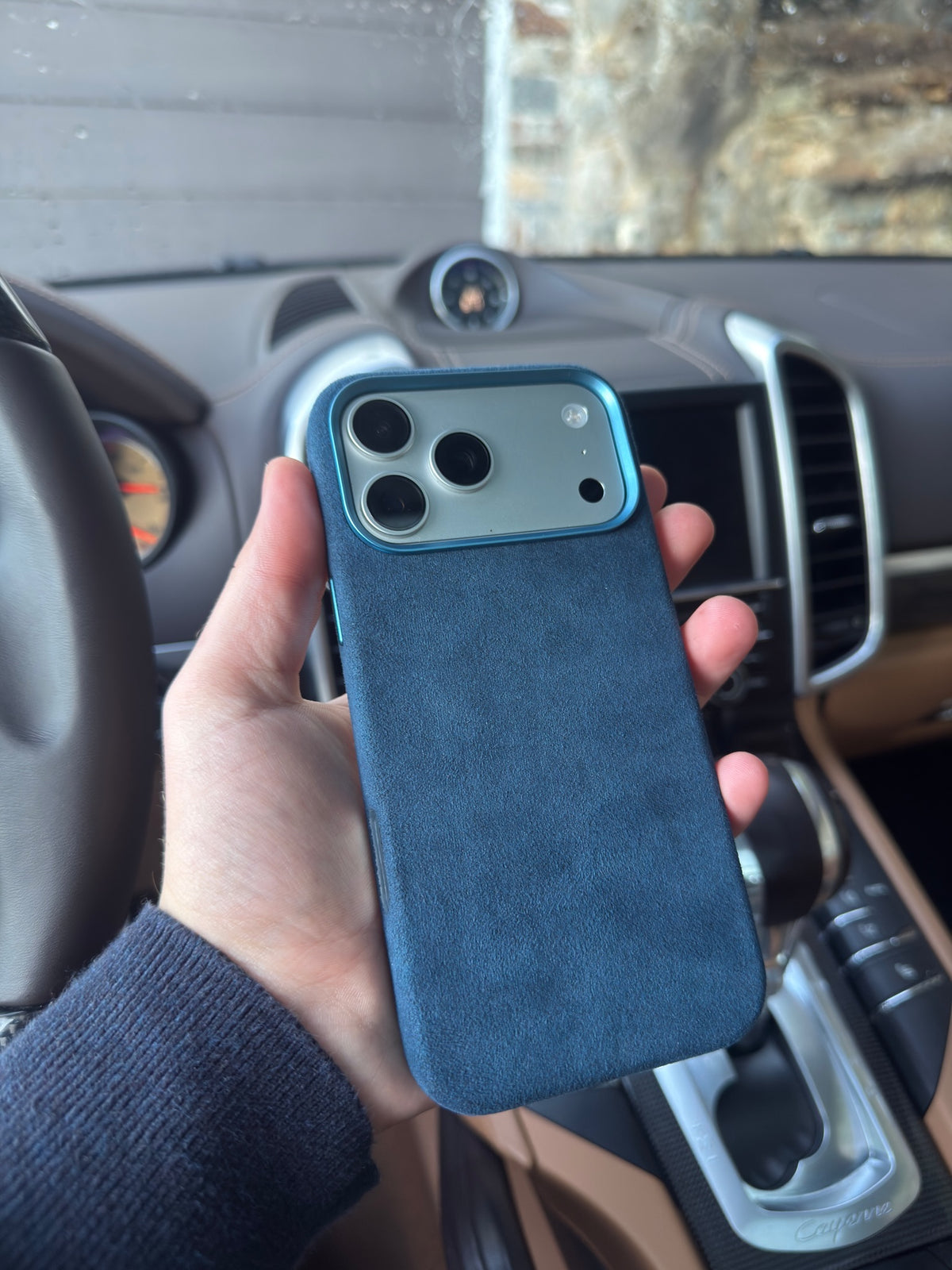 CAVE Alcantara iPhone Case