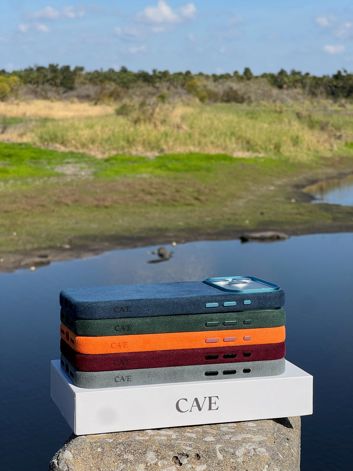 CAVE Alcantara iPhone Case