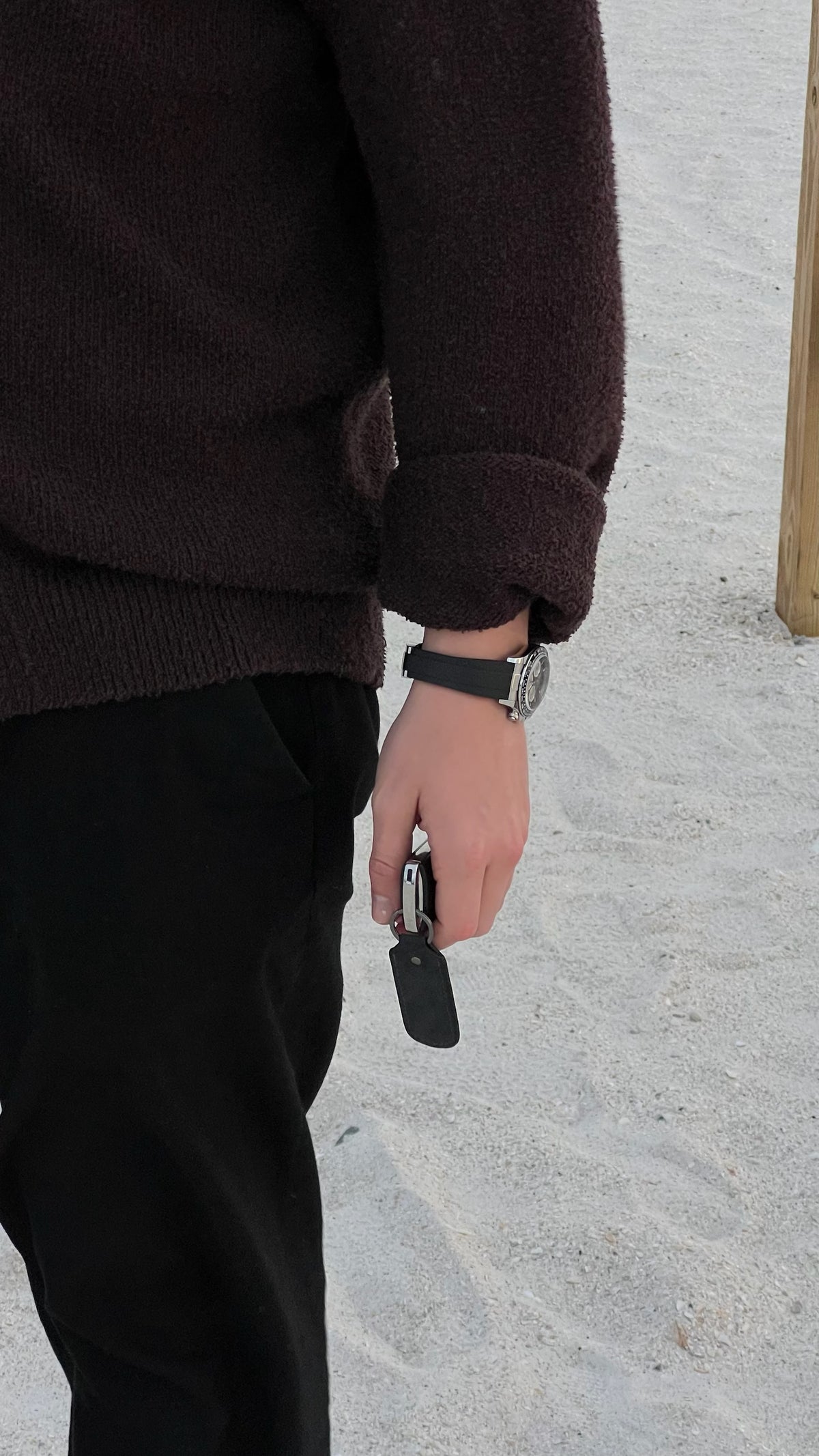 CAVE Alcantara Schlüsselanhänger