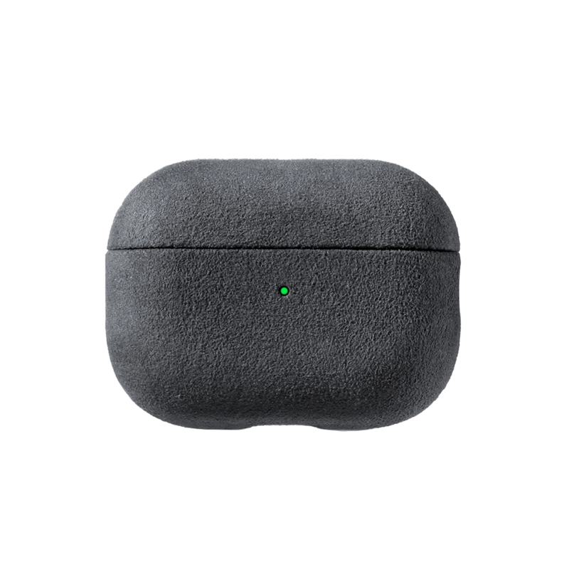CAVE Alcantara AirPods Case in Space Grey - Premium-Schutzhülle aus italienischem Alcantara